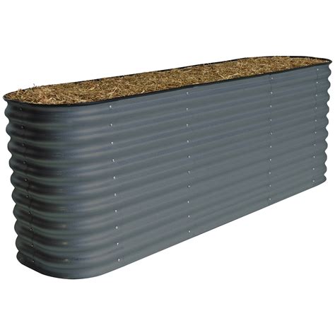Birdies 740mm Slate Grey 9 In 1 Modular Raised Garden Bed.